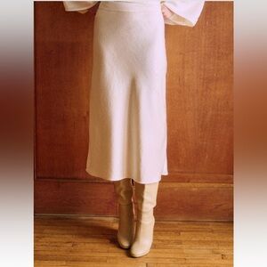 SÉZANE Sandy Skirt in Ecru sz US 8 / FR 40 NWT